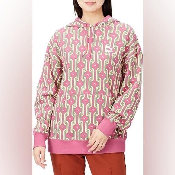 PUMA Classics 70s Psychedelic Hoodie- Medium - Picture 1 of 10